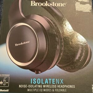 Brookstone Isolatenx Noise-Isolating Wireless Headphones